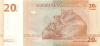 Congo Democratic Republic P88Ar REPLACEMENT 20 Francs 1997 UNC