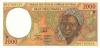 Central African States Equatorial Guinea P503Ng 2.000 Francs 2000 UNC