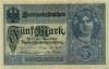 Germany P56a 5 Mark 1917 UNC