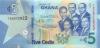 Ghana P-W46 5 Cedis 2019 UNC