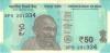 India P111 50 Rupees Plate letter L 2022 UNC