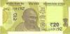 India P-W110 20 Rupees Plate letter A 2022 UNC