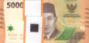 Indonesia P-W164 5.000 Rupiah Bundle 100 pcs 2023 UNC