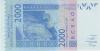 West African States Ivory Coast P116At 2.000 Francs 2020 UNC