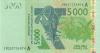 West African States Ivory Coast P117Ar 5.000 Francs 2018 UNC