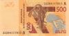 West African States Ivory Coast P119Ak 500 Francs 2022 UNC