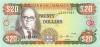 Jamaica P72e 20 Dollars 1995 UNC Jamaica P72e 20 Dollars 1995 UNC
