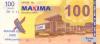 Lithuania PNL MAXIMA 100 Litas Blue date 31.12.2004 With stamp AU/UNC