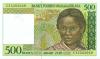 Madagascar P75b 500 Francs (100 Ariary) 1994 UNC