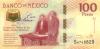 Mexico P130 100 Pesos Prefix S 2016 UNC