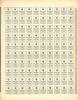 Russia P20 3 Kopeks Uncut sheet 100 pcs 1915 AU-UNC