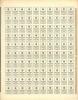 Russia P20 3 Kopeks Uncut sheet 100 pcs 1915 AU-UNC