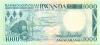 Rwanda P21 1.000 Francs 1988 UNC