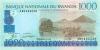 Rwanda P27b 1.000 Francs 1998 UNC