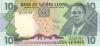 Sierra Leone P15 10 Leones 1988 UNC Sierra Leone P15 10 Leones 1988 UNC