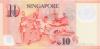 Singapore P48f 10 Dollars 2012 UNC