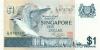 Singapore P9(2) 1 Dollar 1976 UNC Singapore P9(2) 1 Dollar 1976 UNC