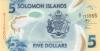 Solomon Islands P-W38(2) 5 Dollars 2019 UNC