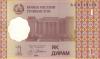 Tajikistan P10 9119119 RADAR 1 Diram 1999 UNC