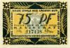 Tilsit 50, 75 Pfennings, 1, 3 Marks 4 Notegelds 1921 AU - UNC