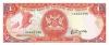 Trinidad and Tobago P36a 1 Dollar 1985 UNC