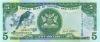 Trinidad and Tobago P47a 5 Dollars 2006 UNC