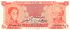 Venezuela P70a 5 Bolívares 1989 UNC Venezuela P70a 5 Bolívares 1989 UNC