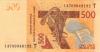 West African States Togo P819Tc 500 Francs 2014 UNC