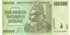 Zimbabwe P76 500.000 Dollars 2008 UNC