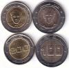Algeria 2021 100, 200 Dinars 2 coins UNC