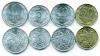 Chile 1975-1979 KM# 203-206 4 coins UNC Chile 1975-1979 KM# 203-206 4 coins UNC