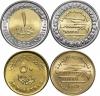Egypt 2019 Aswan Dam 1 Pound 50 Piastres 2 coins UNC