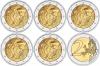 Germany 2022 2 Euro The 35th anniversary of the Erasmus Programme ADFGJ 5 coins