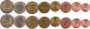 Greece 2007 Euro coins set UNC Greece 2007 Euro coins set UNC