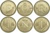 Hungary 2021 5 Forint 6 coins FORINT UNC