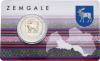 Latvia 2018 2 Euro Zemgale Coin Card BU