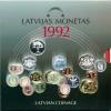 Latvia 1992 Latvian mint set 1992. Uncirculated