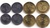 Malaysia 2012 KM# 201- 204 5, 10, 20, 50 Sen 4 coins UNC
