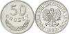 Poland 1982 Y# 48.1 50 Groszy UNC Poland 1982 Y# 48.1 50 Groszy UNC