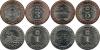 Tajikistan 4 coins KM 12-15 UNC